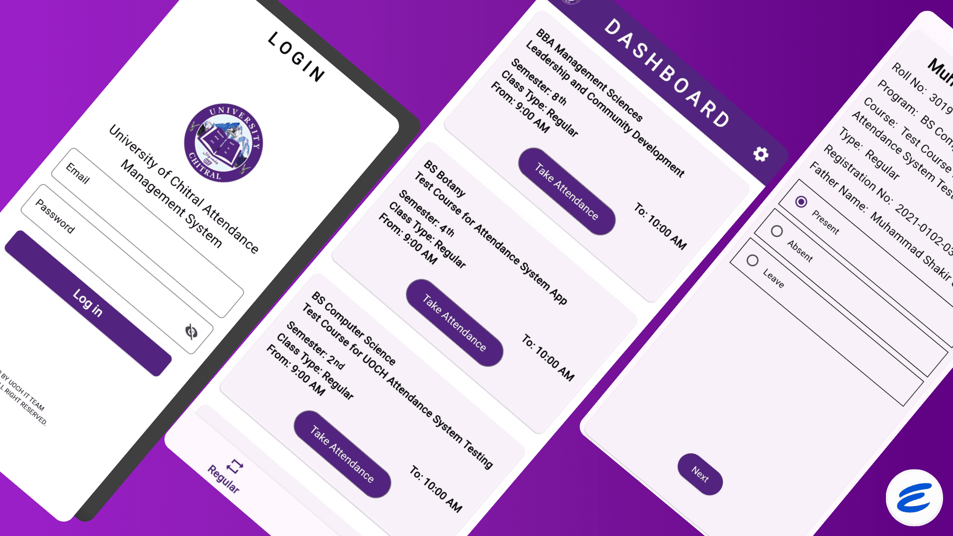 Attendance Management System — University of Chitral