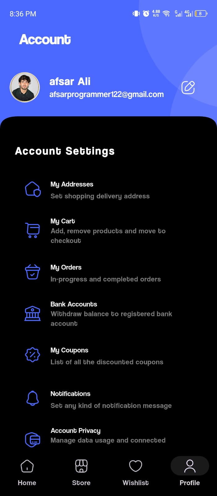 E-commerce Mobile App & Web Admin Dashboard — screenshot 8